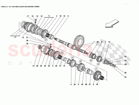 Photo of PINION COMPLETE KIT FOR MAIN SHAFT 1st GEAR…