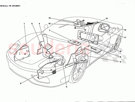 Photo of FRONT LH WHEELHOUSE INSULATION…