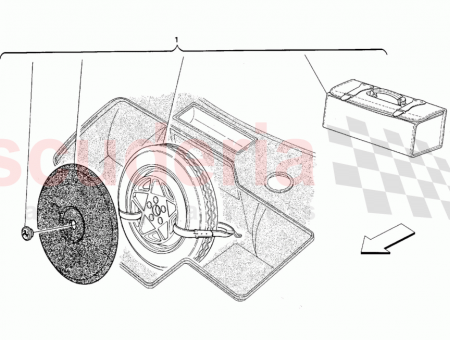 Photo of Spare wheel kit…