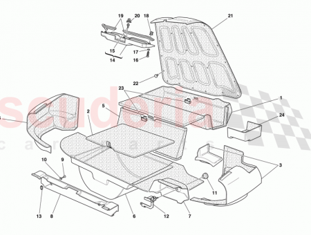 Photo of COMPLETE CARPET SERIES FOR TRUNK COMPARTMENT…