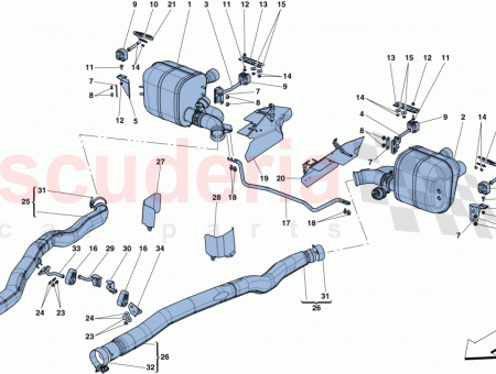 Photo of REAR RH SILENCER…