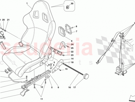 Photo of COMPLETE LH SEAT BELT…