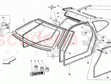 Photo of L H FRONT GASKET FOR TOP…