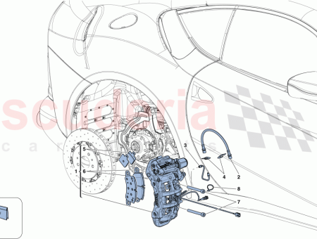 Photo of REAR LH CALLIPER WITH PADS…