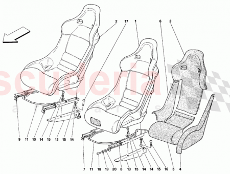 Photo of COMPLETE R H SEAT…