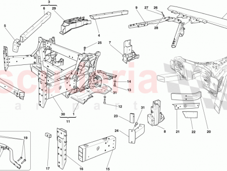 Photo of RH FIREWALL INTERNAL DIAGONAL BRACE…