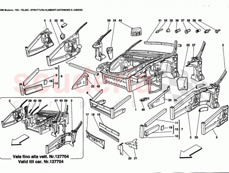 Photo of TRUNK COMPARTMENT FRONT WALL…