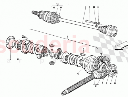 Photo of Bearing for differential support for LH cover…