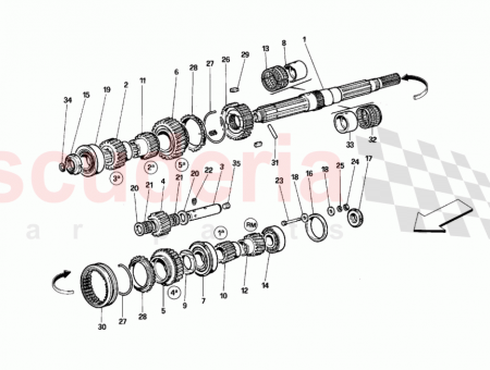 Photo of Bearing axle side…