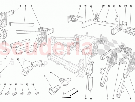 Photo of R H REAR FRAME…