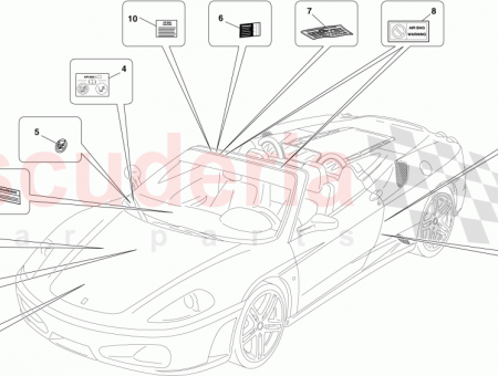 Photo of ADHESIVE AIRBAG LABEL…