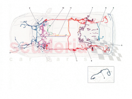 Photo of WIRING ASSEMBLY FROM FRONT T…