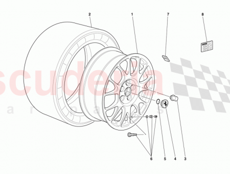 Photo of REAR WHEEL RIM…