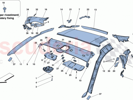 Photo of COMPL LH CROSS MEMBER COVER BACKING…