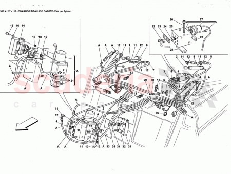 Photo of S PIPE FROM VALVE TO LH SECONDARY CYLINDER…