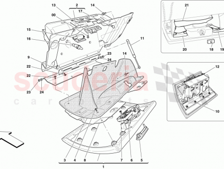 Photo of COMPLETE DASHBOARD DRAWER COMPARTMENT…