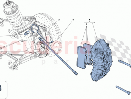 Photo of FRONT LH CALLIPER WITH PADS…