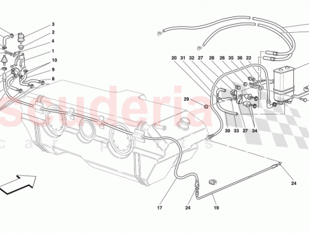 Photo of PIPE FROM UNION TO UPPER ANTIEVAPORATION VALVE…