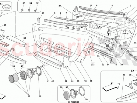 Photo of LH SEAT BELT SLOT SURROUND…