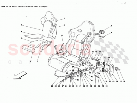 Photo of COMPLETE LARGE L H SEAT…