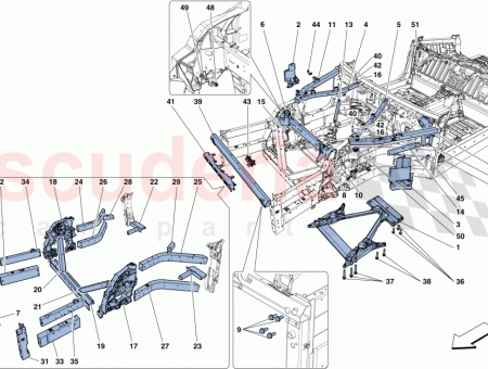 Photo of RH UPPER EXTERNAL DIAGONAL FIREWALL BRACE…