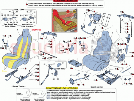 Photo of RH SEAT COMPLETE WITH GUIDE RAILS…