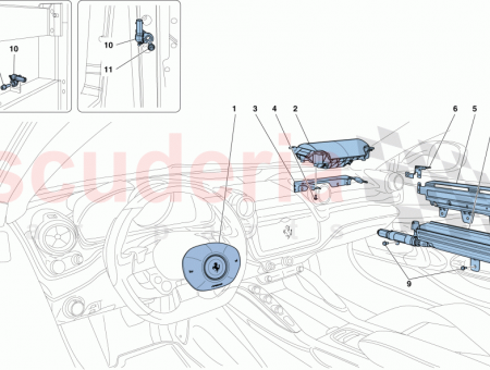 Photo of BRACKET FOR LH UPPER PANEL REAR AIRBAG…