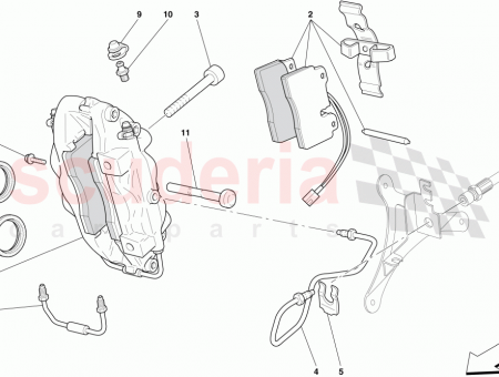 Photo of FRONT LH CALLIPER WITH PADS…