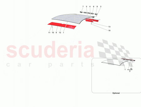 Photo of COMPL UPPER WINDSCREEN CROSS MEMBER…