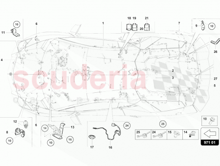 Photo of HARNESS ENGINE PREPRECABL BANC 1 6…