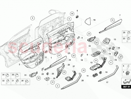 Photo of DOOR HANDLE INNER…