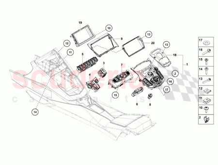 Photo of OPERATING UNIT FOR MULTIMEDIA SYSTEM MMI WITH JOYSTICK…