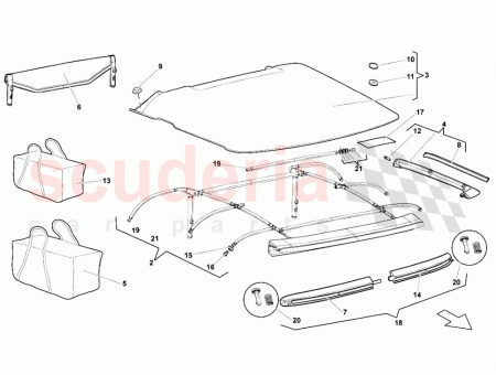 Photo of SOFT TOP FABRIC ASSEMBLY BLACK…