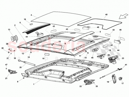 Photo of ENGINE HOOD OUTER COVER TRANSPARENT ENGINE COVER…