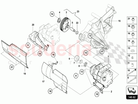 Photo of PULLEY FROM VIN DLA1411 INTERCHANGEABLE 1 TO 1…