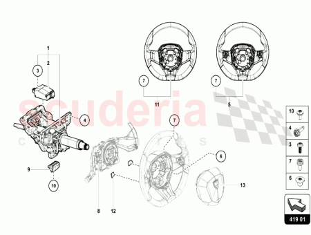 Photo of STEERING WHEEL LEATHER AD PERSONAM…