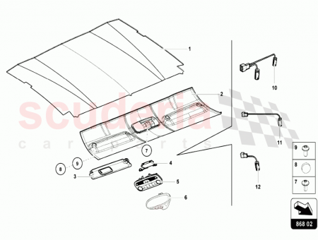 Photo of SUN VISOR LEFT LEATHER INTERIOR…