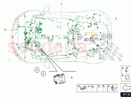 Photo of WIRING SET FOR REAR BUMPER PLATE LIGHTS REAR…