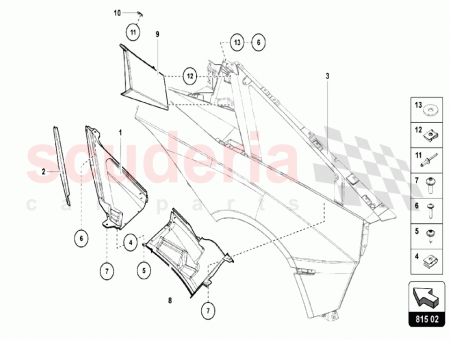 Photo of Air Guide Grille right…