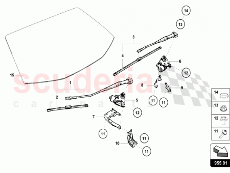 Photo of RH WIPER ARM INCLUDES REF 2…