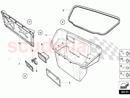 Photo of Cover For Stowage Compartment 12v…