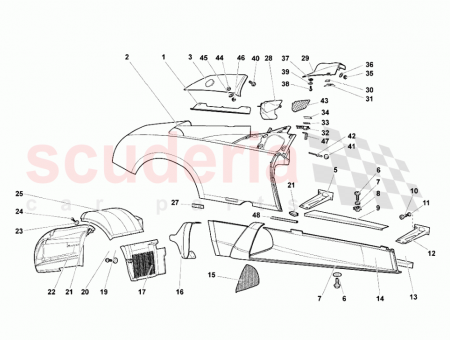 Photo of CENTRAL ORNAMENT ON REAR SIDE OF SOFT TOP…