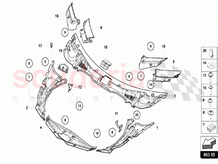 Photo of Air Intake Grille left…