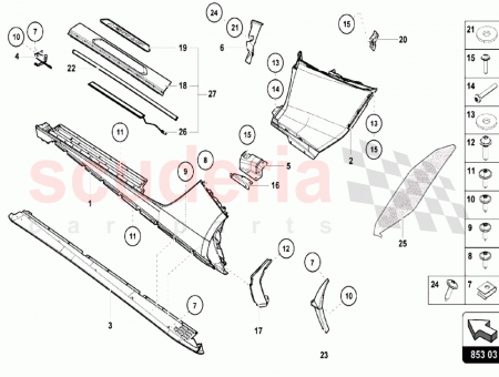 Photo of Oval Hexagon Socket Head Bolt carbon Look m4x16…