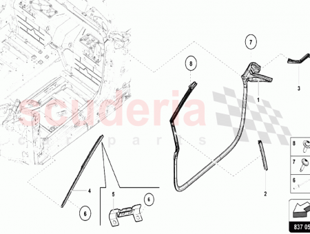 Photo of WINDOW GUIDE WITH WINDOW SLOT SEAL…