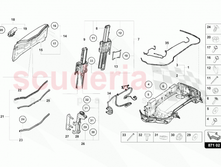 Photo of SEAL FOR CONV TOP STOWAGE BOX…