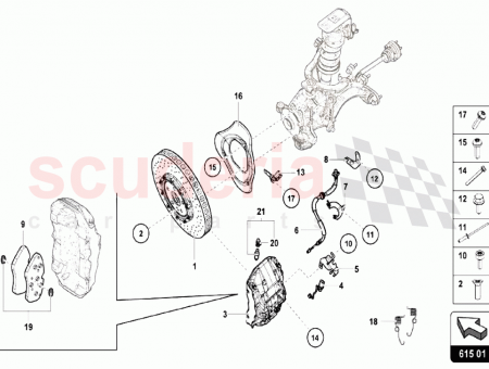 Photo of Ceramic Brake Disc vented right Front…