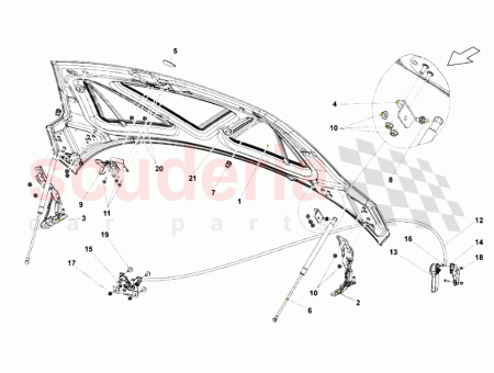 Photo of Front Hood Opening Lever For GDX Cars…