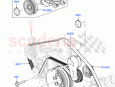 Photo of BRACKET IDLER PULLEY…