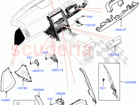 Photo of FINISHER INSTRUMENT PANEL CENTRE…